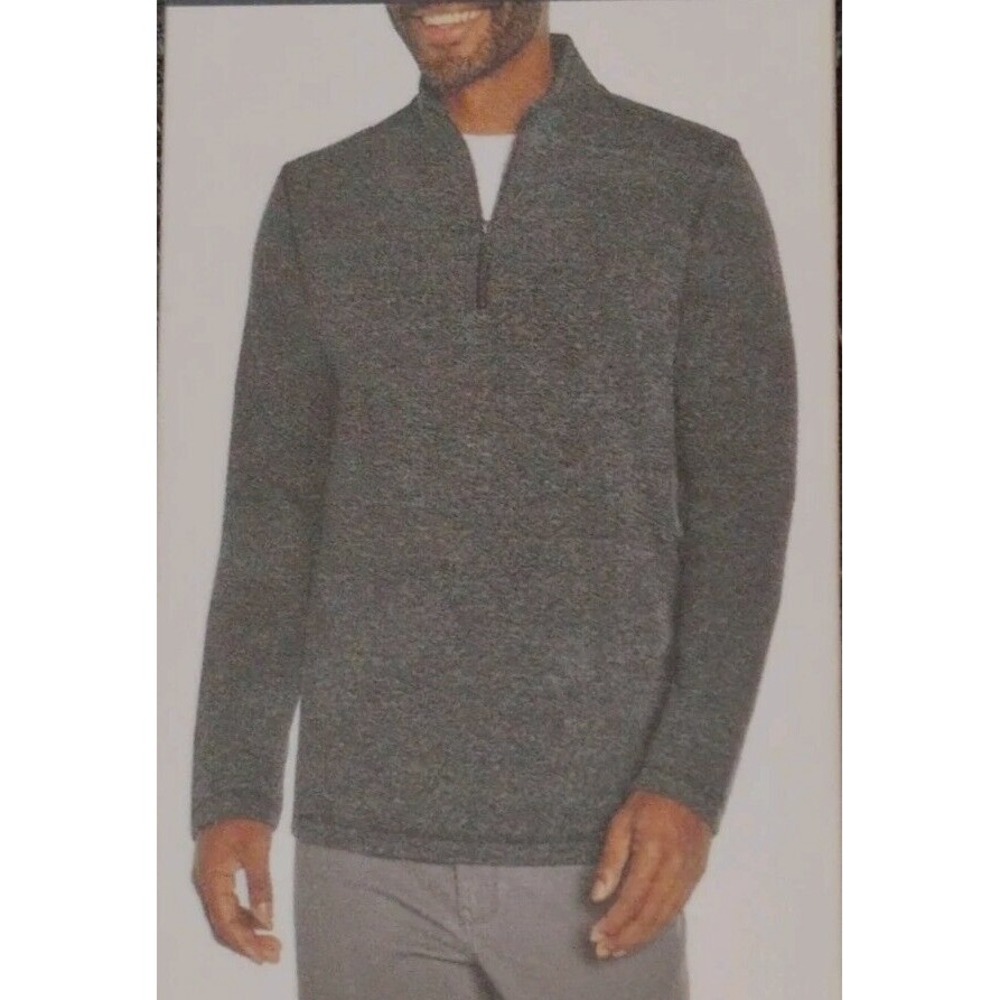 Gap Men's Long Sleeve Half Zip Mock Neck Warm & Stylish Sweater small